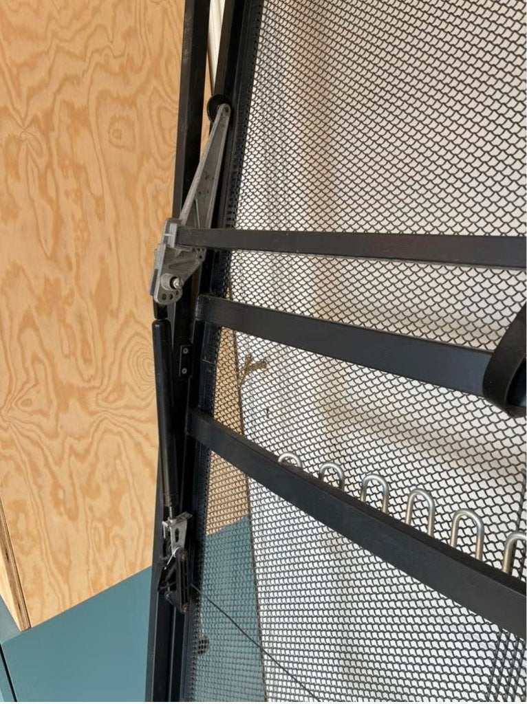 Base en maille ajustable Auping 120x200 réglable, Utilisé, 200 cm, Envoi, 120 cm
