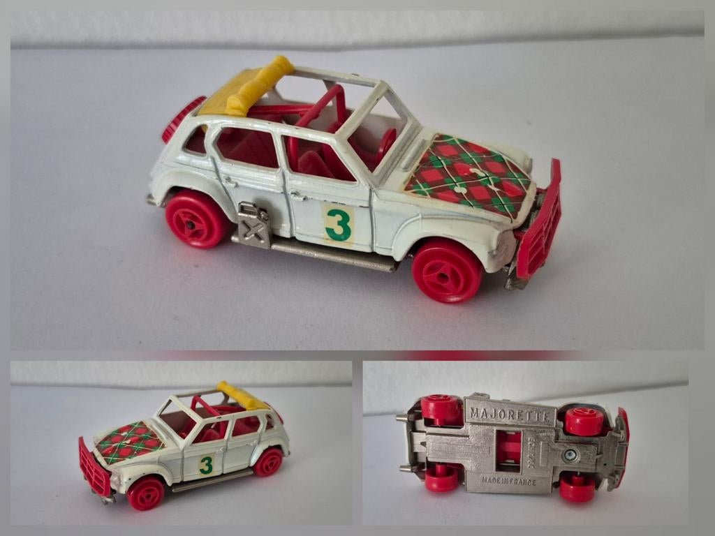 Majorette citroën 2CV (wit), Ophalen of Verzenden, Gebruikt, Auto