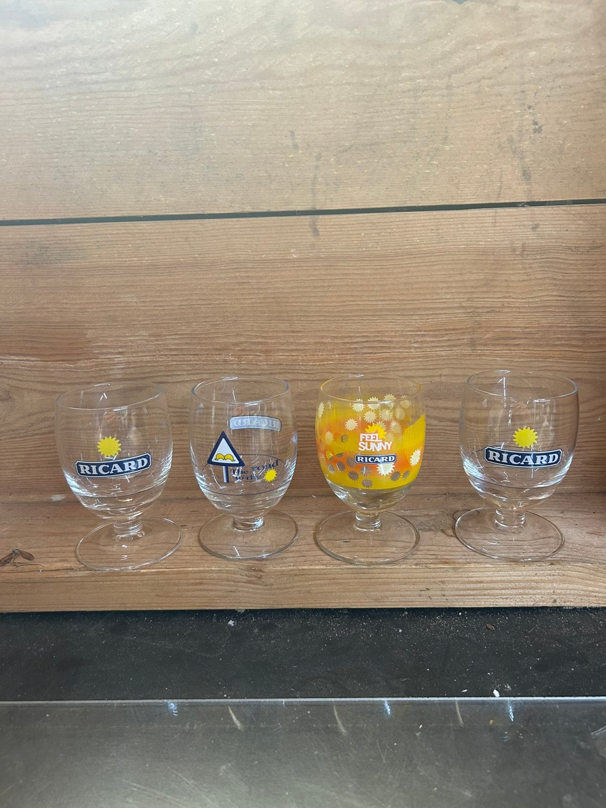 Ricard ballon glaasjes, Ophalen of Verzenden, Zo goed als nieuw, Borrel- of Shotglas