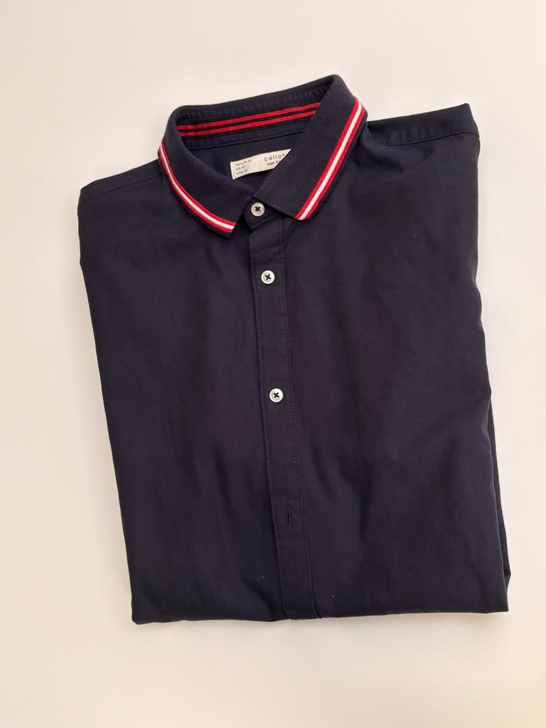 Celio chemise, polo, t-shirt,, Enlèvement ou Envoi, Comme neuf, Bleu
