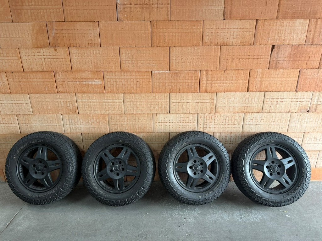 KIT COMPLET 4X4 - MERCEDES CLASSE G350d AMG LINE- 2016 - R18, 265 mm, Enlèvement, Utilisé, Véhicule tout-terrain