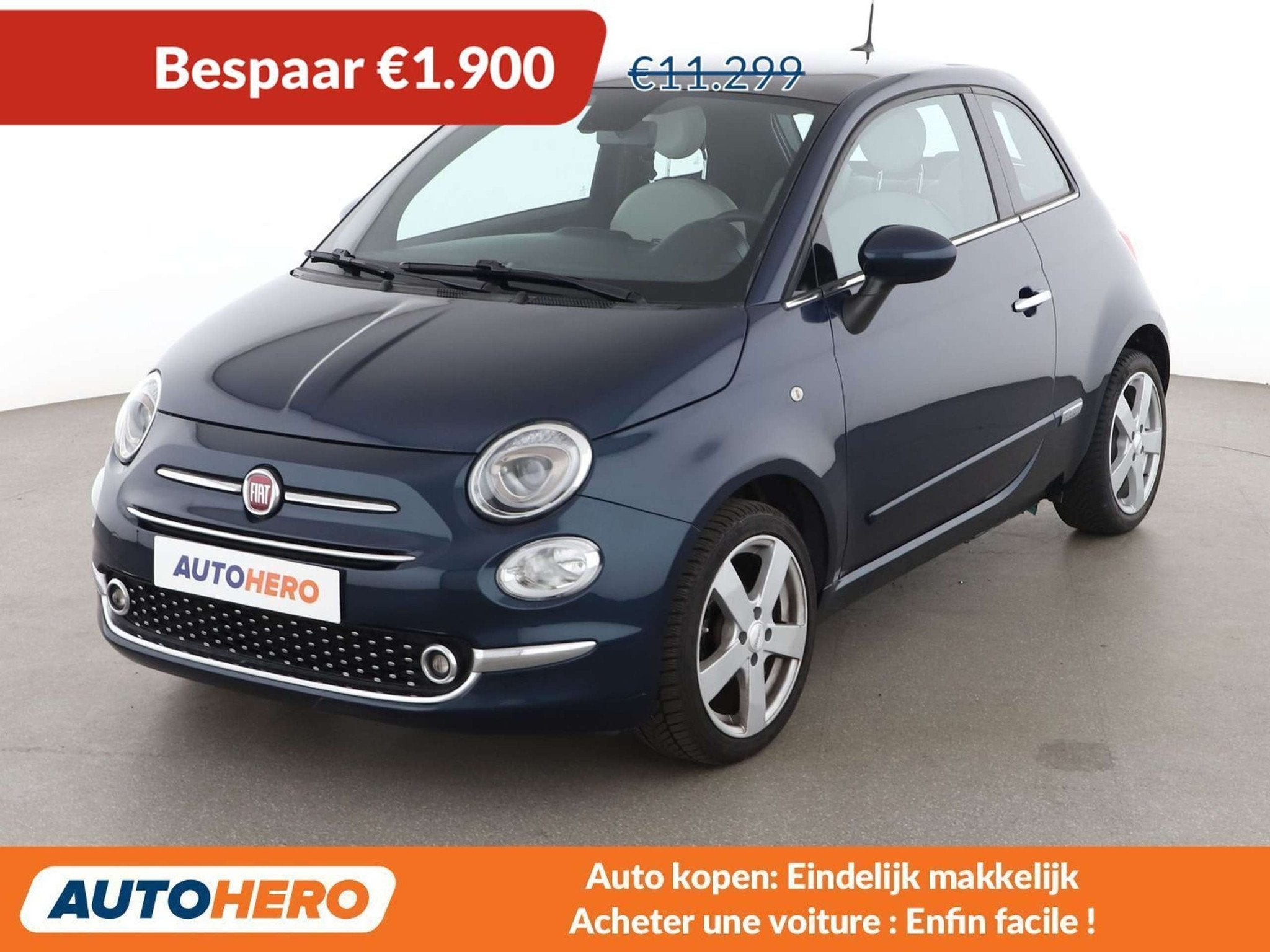 Fiat 500 1.2 Star (année de construction 2019), Autos, Achat, Euro 6, 69 ch, Boîte manuelle