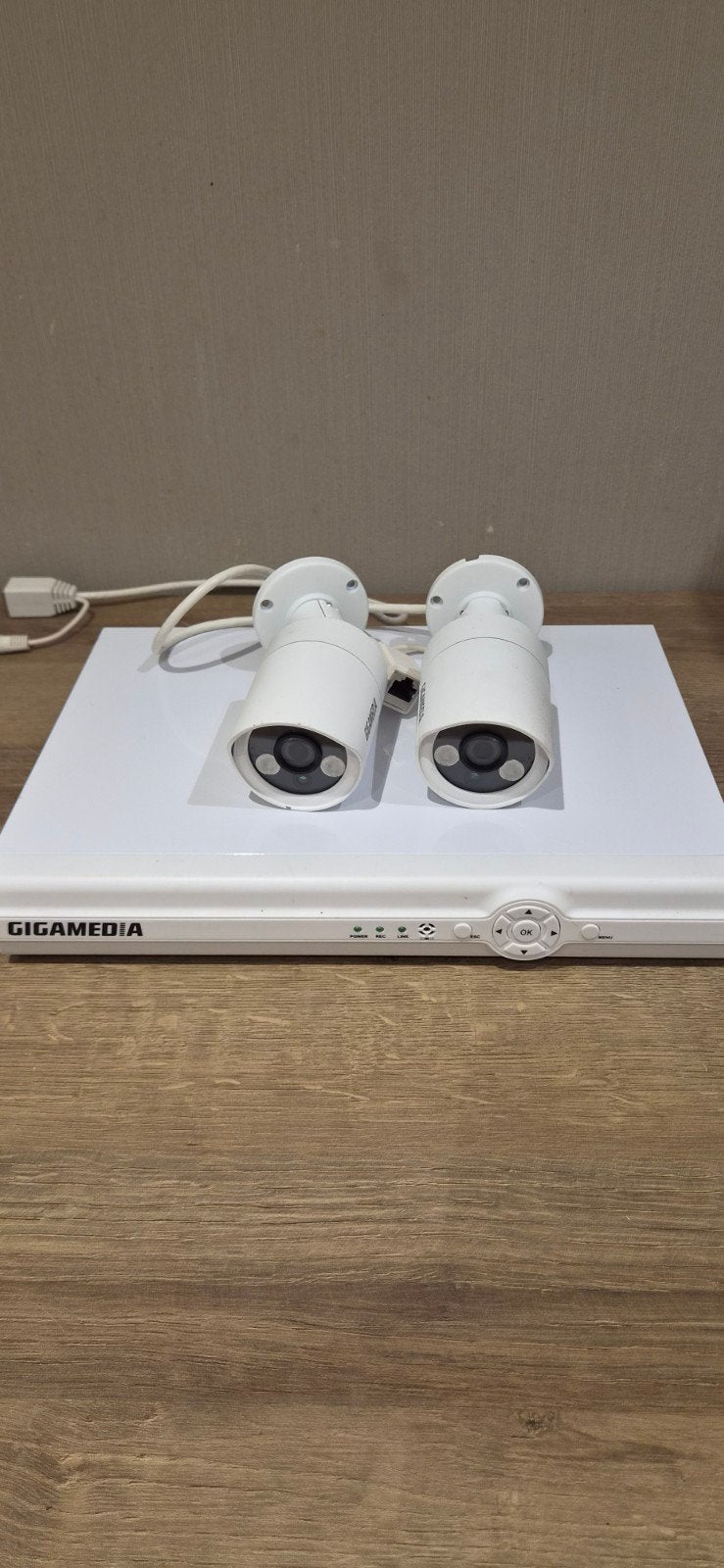 Gigamedia Camerabewakingsset (4-Kanaals NVR + IP-camera's) +, Enlèvement ou Envoi, Neuf, Gigamedia