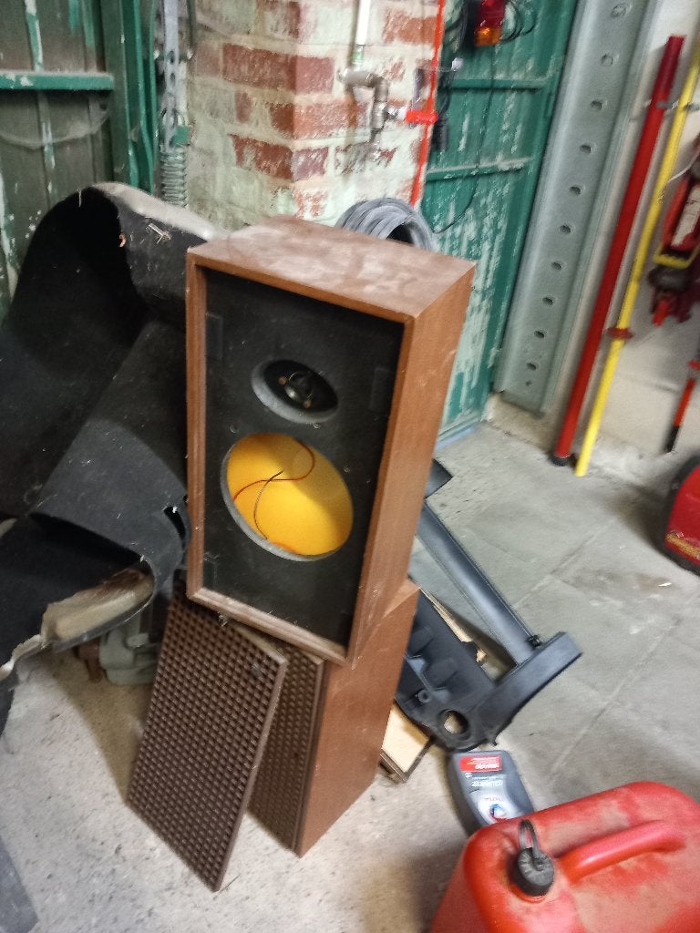 caisses haut parleur vintage DUAL, TV, Hi-fi & Vidéo, Enlèvement, Ne fonctionne pas