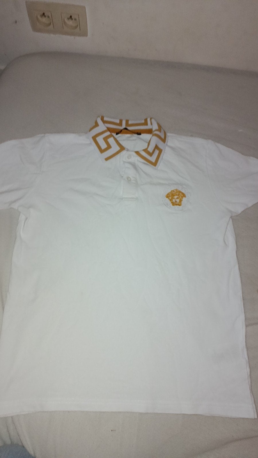 Chemise Versace, Neuf, Enlèvement, Blanc, Taille 48/50 (M)