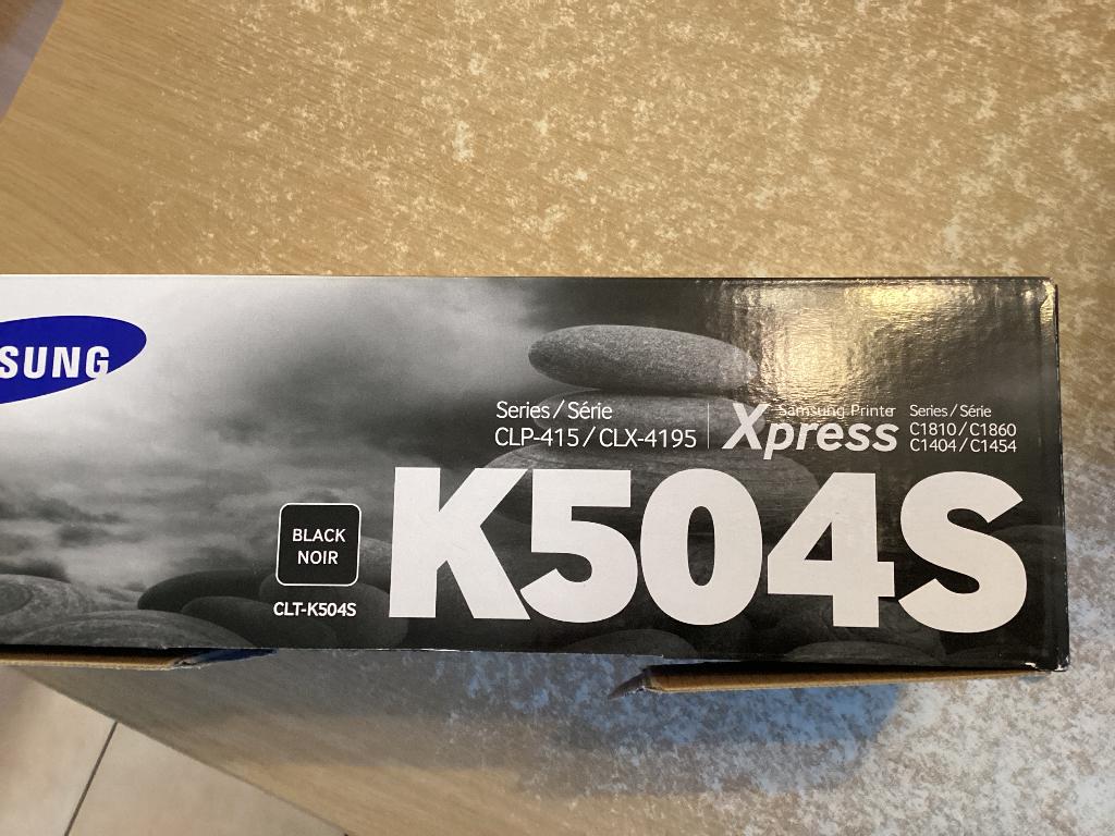 Toner K504S black, Informatique & Logiciels, Fournitures d'imprimante, Neuf, Toner, Enlèvement