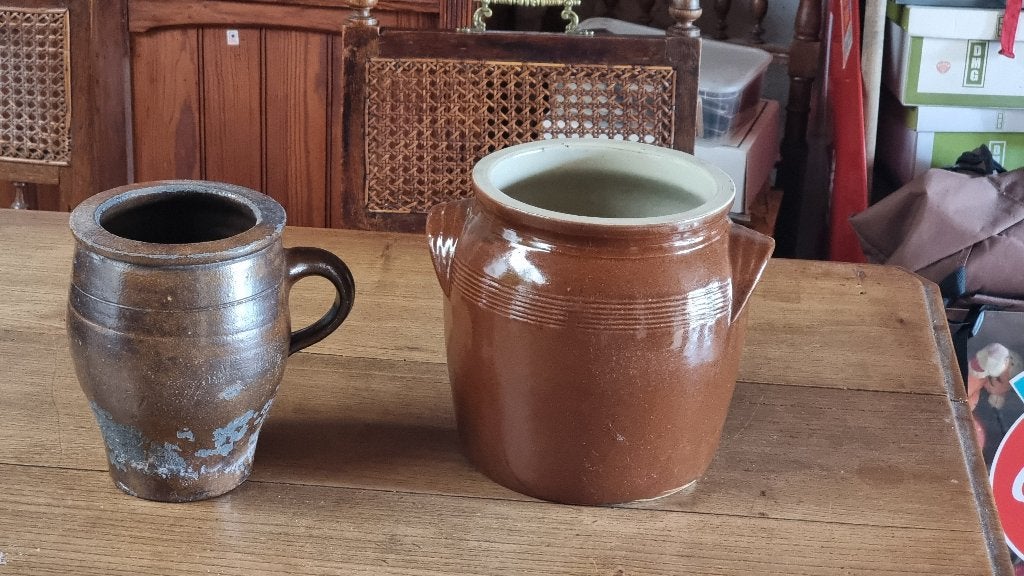 2 pots en terre cuite, Enlèvement