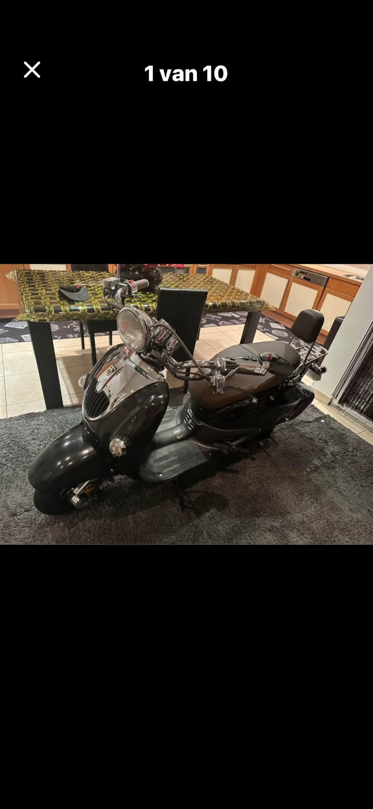 Scooter grande retro A klase jaar 2019 3000 kms €699, Fietsen en Brommers, Ophalen