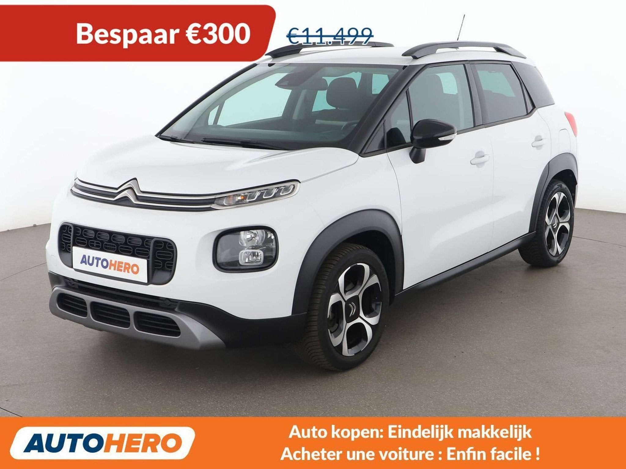 Citroën C3 Aircross 1.2 PureTech Shine (bj 2019), Auto's, Voorwielaandrijving, Stof, Gebruikt, Euro 6