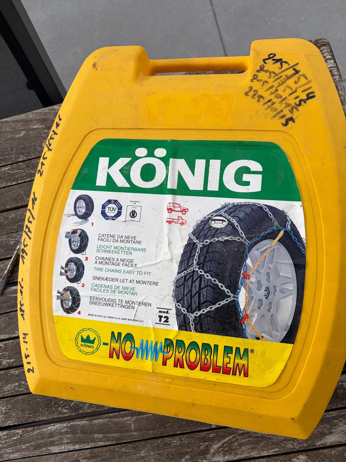 Sneeuwkettingen König camper, Auto diversen, Ophalen, Gebruikt
