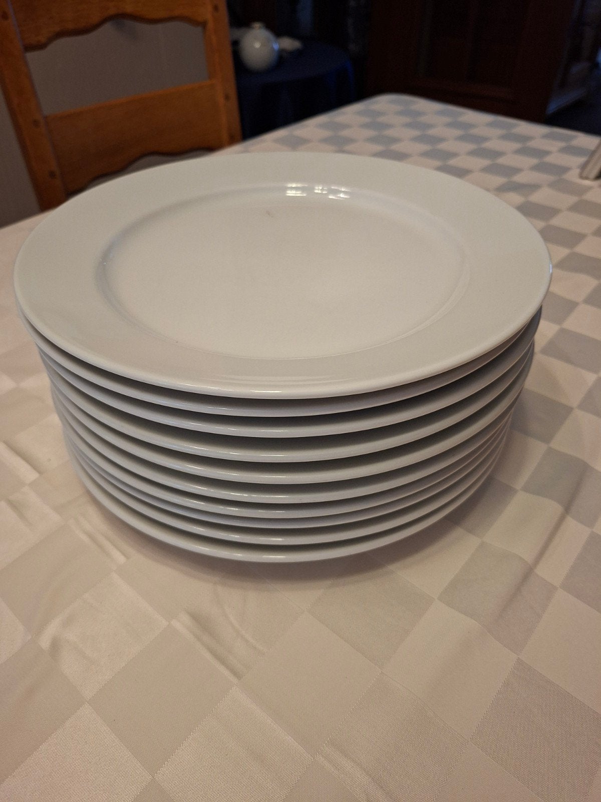 Grote, witte borden, Enlèvement, Assiettes(s)