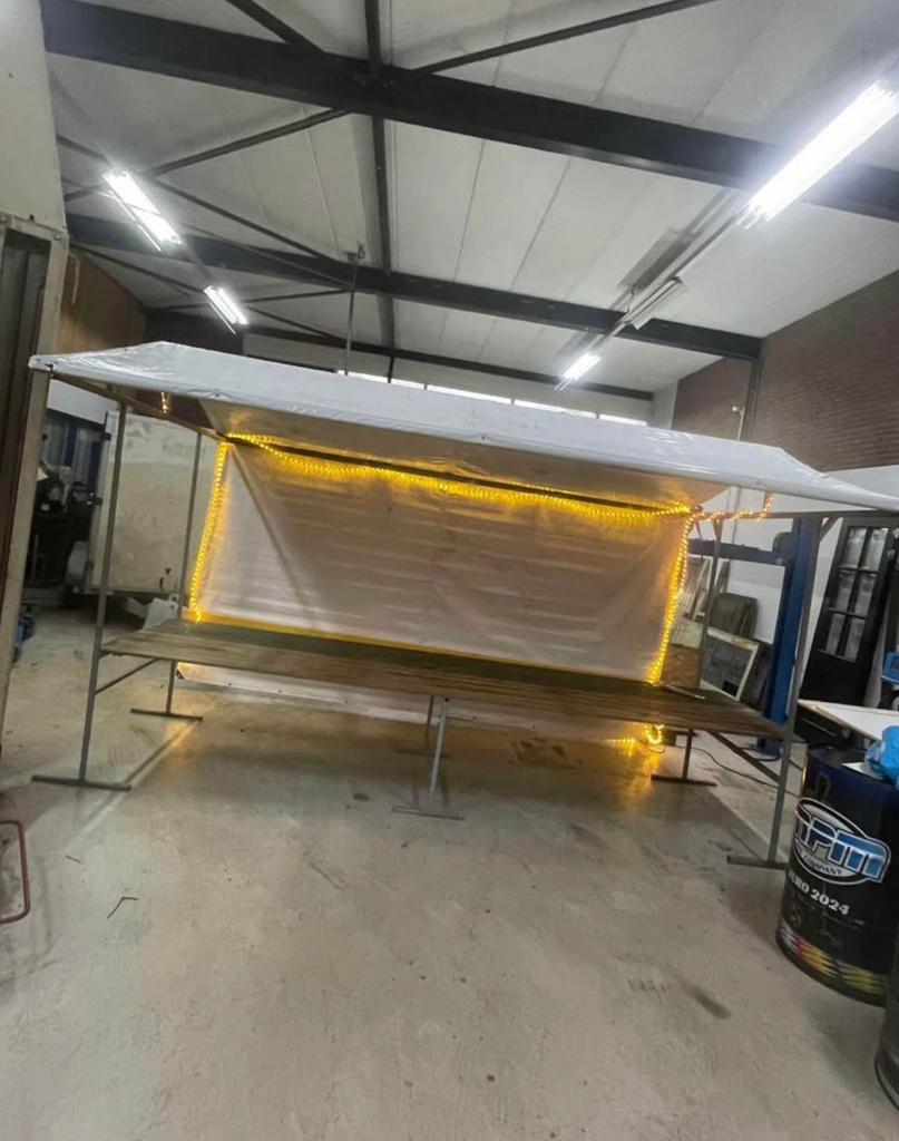 Markt kramen te koop 10 stuks 400x120, Enlèvement