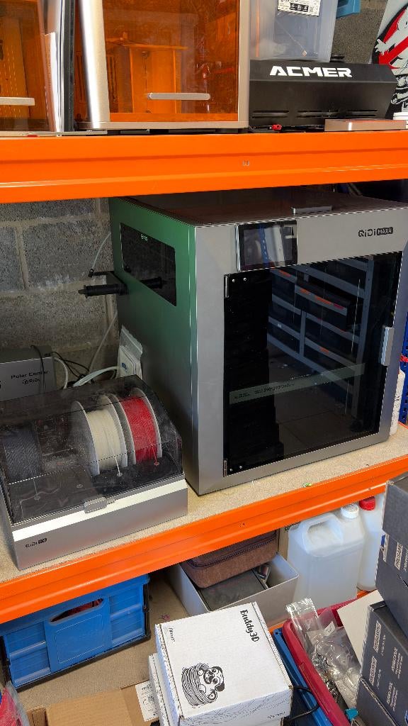 Qidi Max 4 Combo + Polar Cooler 3D-printer, Computers en Software, 3D Printers, Ophalen, Ingebouwde Wi-Fi, Qidi, Zo goed als nieuw
