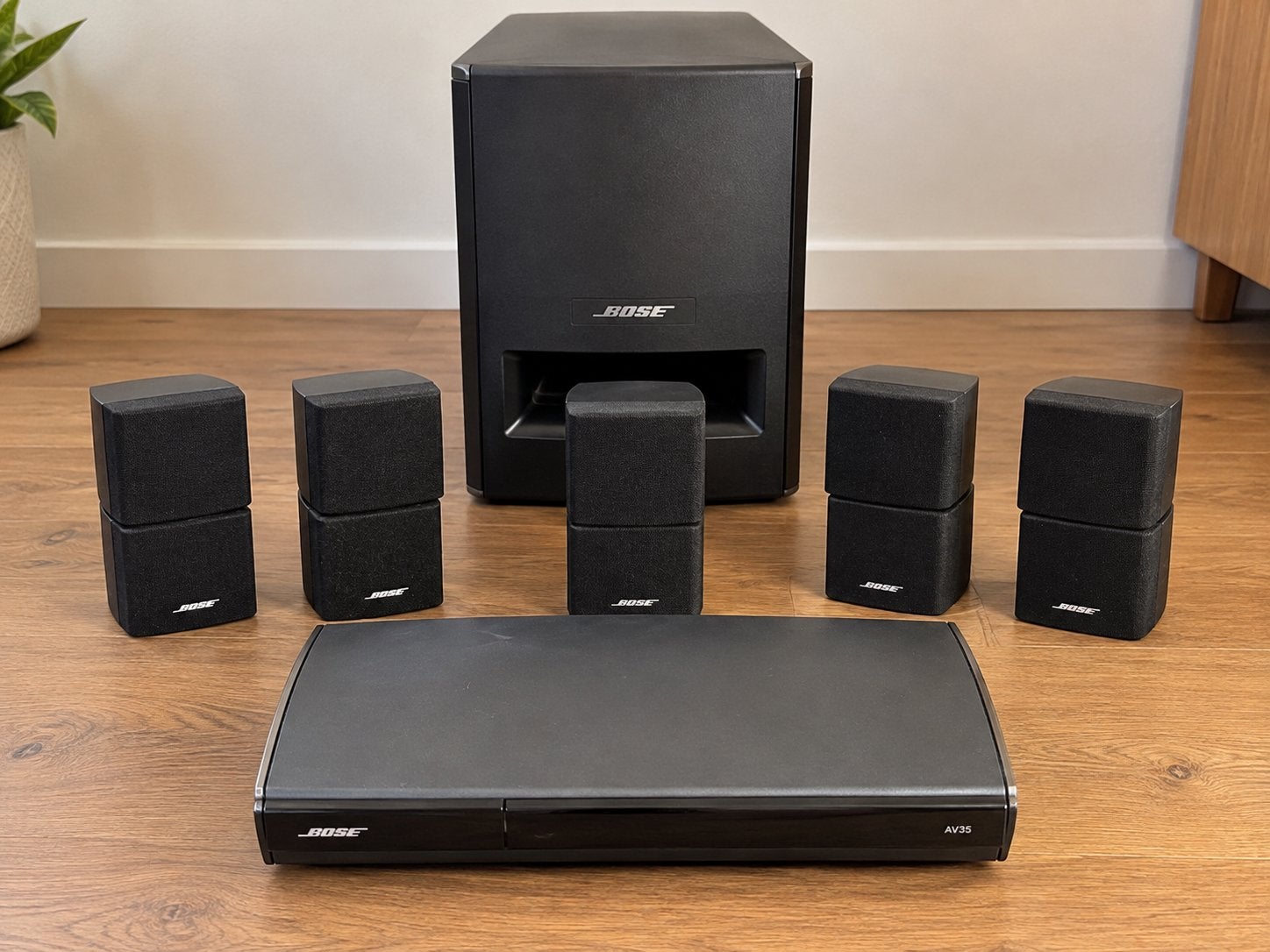 Bose Lifestyle V25 5.1 Set – AV35 + PS28 III + 5 Speakers, TV, Hi-fi & Vidéo, Enlèvement, Système 5.1, Autres marques