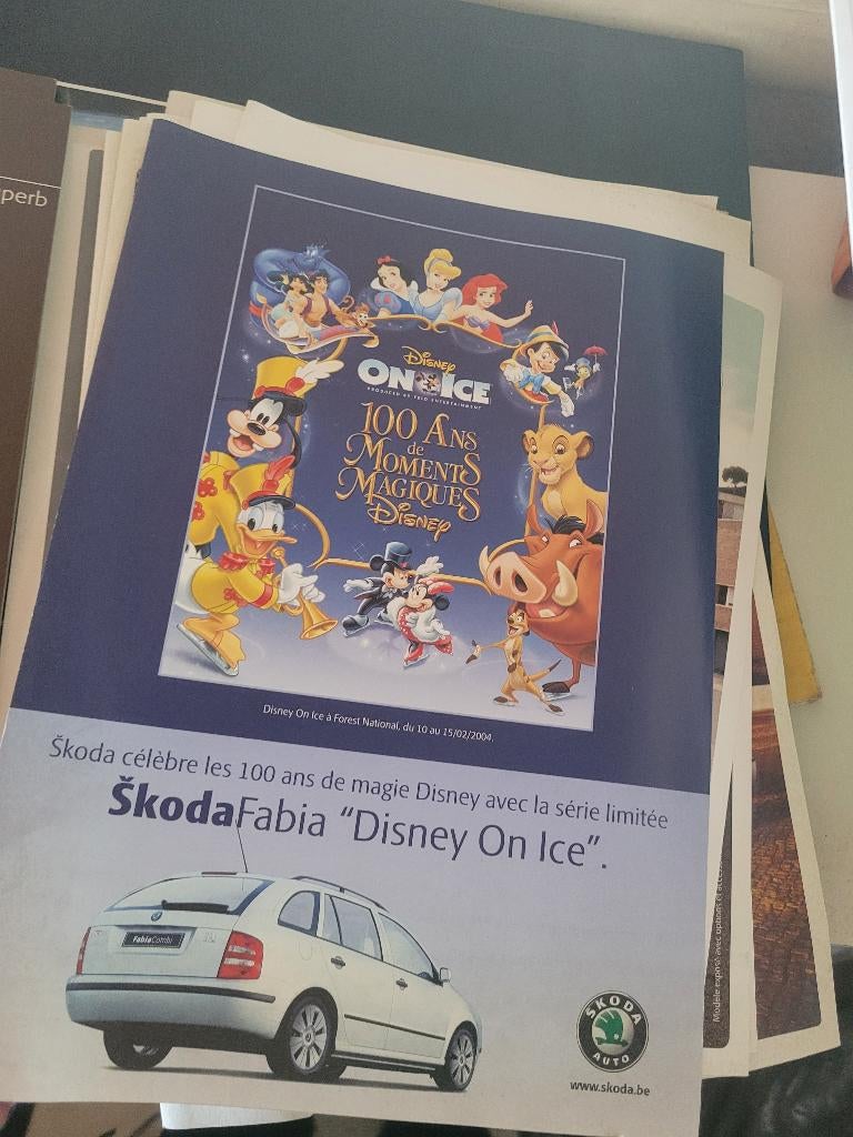 Catalogus Škoda Fabia Disney On Ice 2004 (concessie), Ophalen, Nieuw, Overige merken