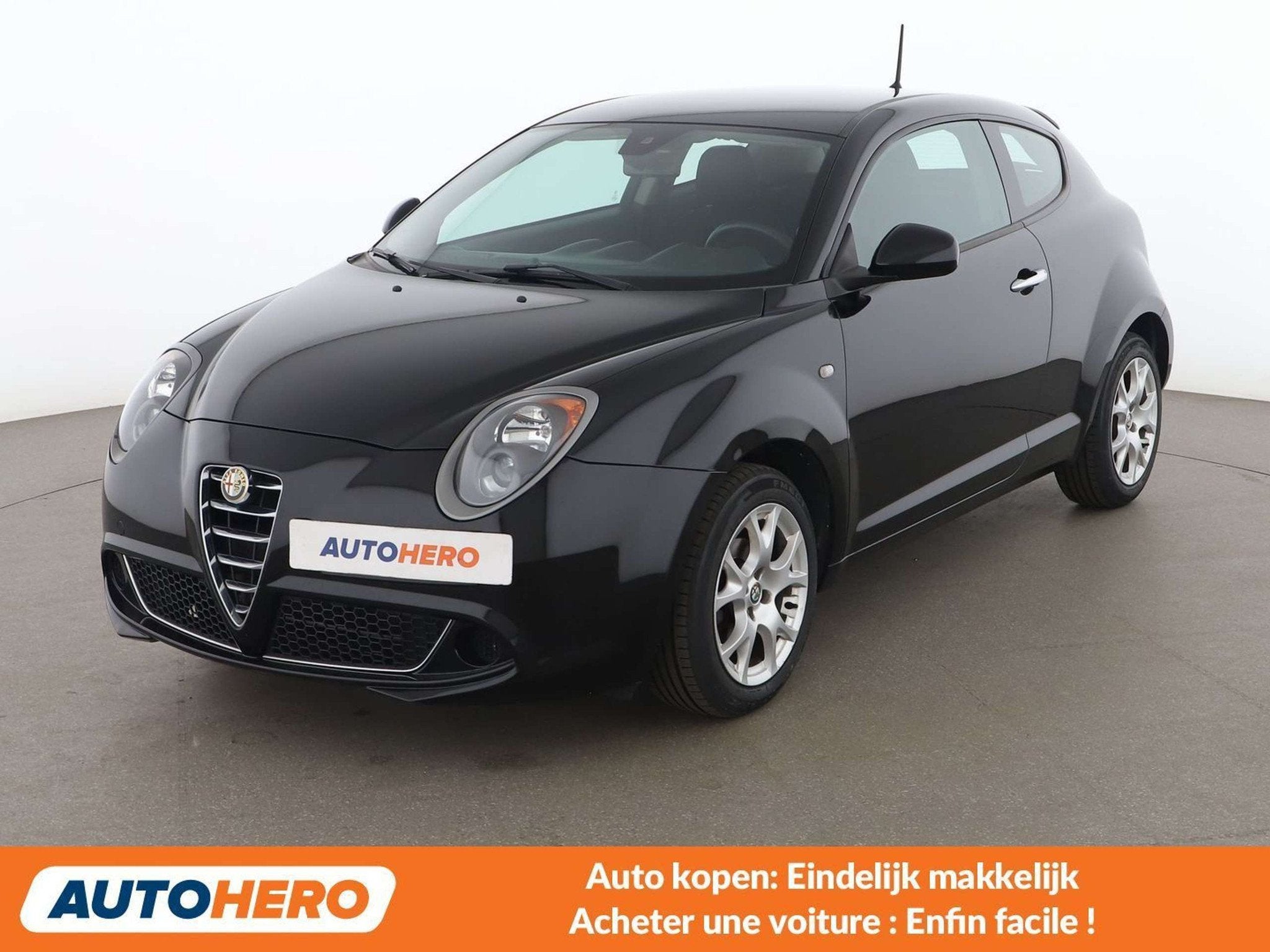 Alfa Romeo MiTo 1.4 Impression (bj 2016), Auto's, 4 zetels, Stof, Gebruikt, Zwart