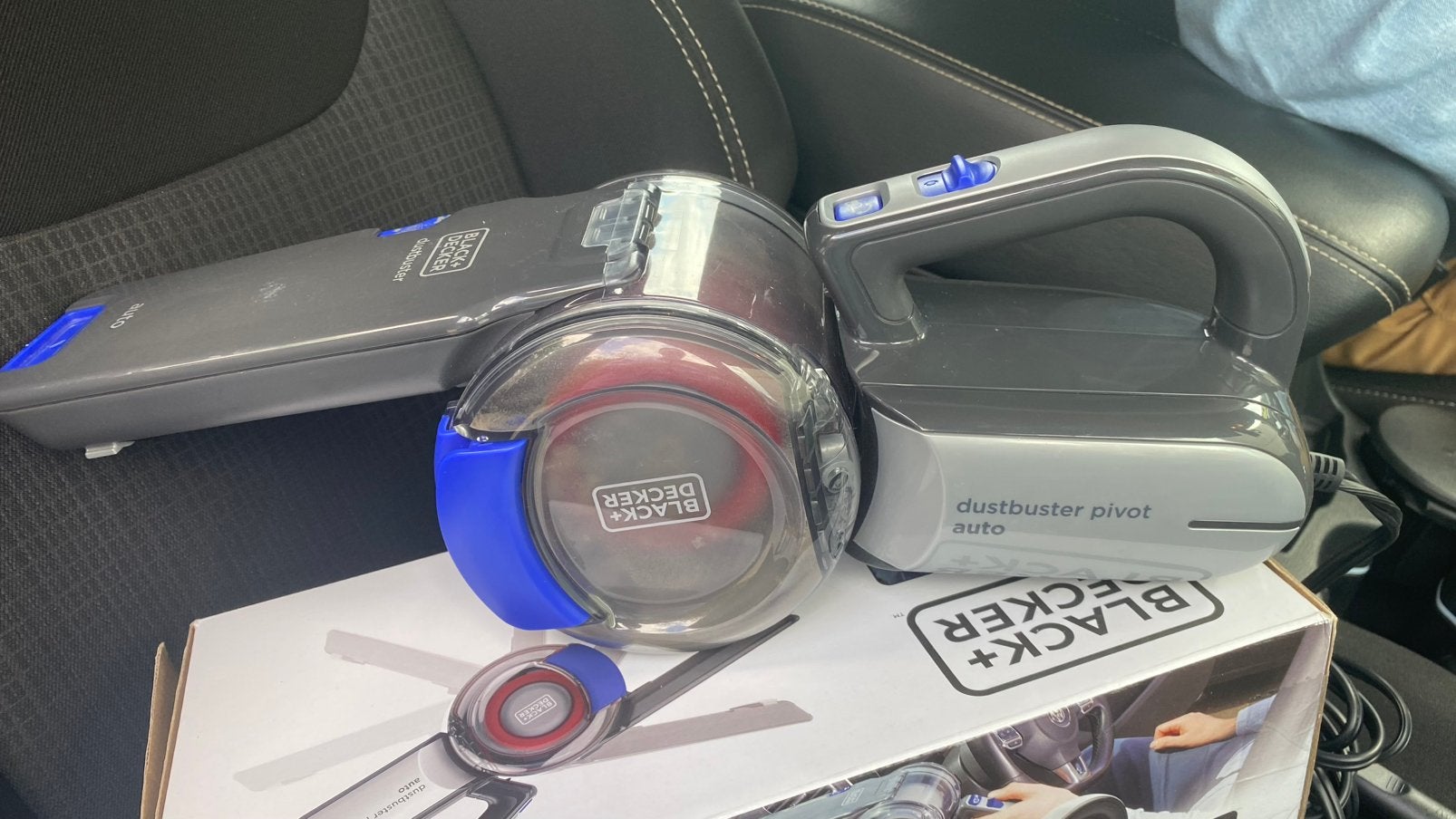 Black + Decker draagbare autostofzuiger, Ophalen of Verzenden, Zo goed als nieuw