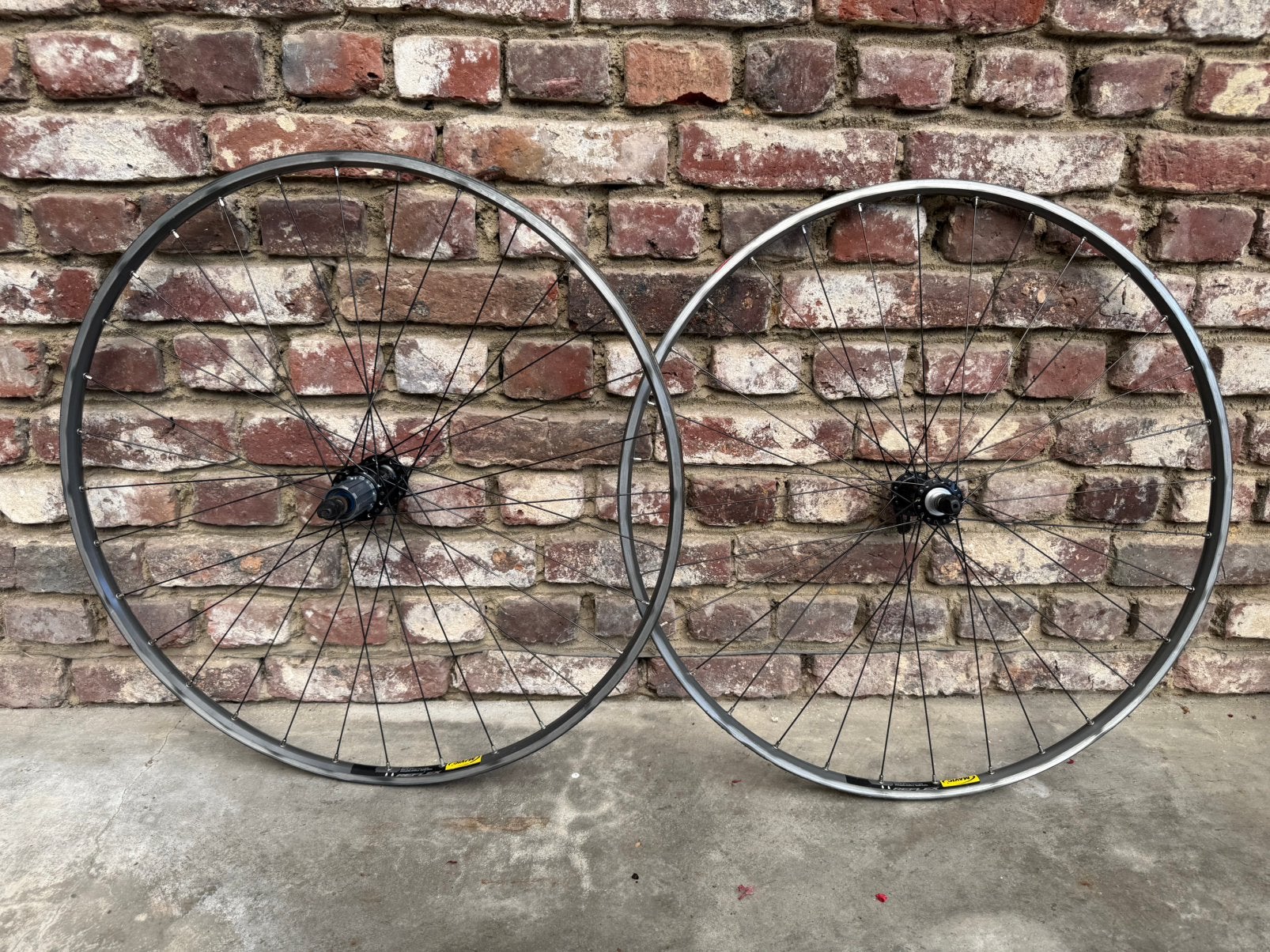 Miche wielset voor tubes en velgrem, Gebruikt, Gravelbike, Aluminium, Ophalen