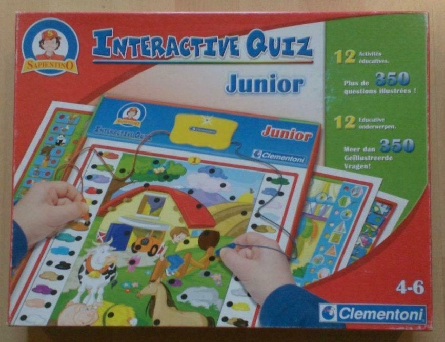 Interactive Quiz Junior, Ophalen of Verzenden, Gebruikt, Elektronica, Met licht
