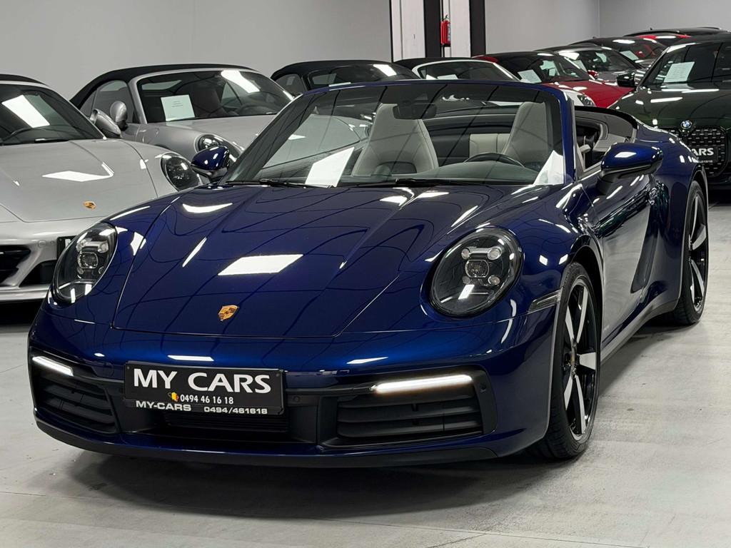 Porsche 992 Carrera 2 Cabrio 3.0 Turbo Pdk Full Option Chron, Auto's, Porsche, Automaat, 4 zetels, Achterwielaandrijving, Leder