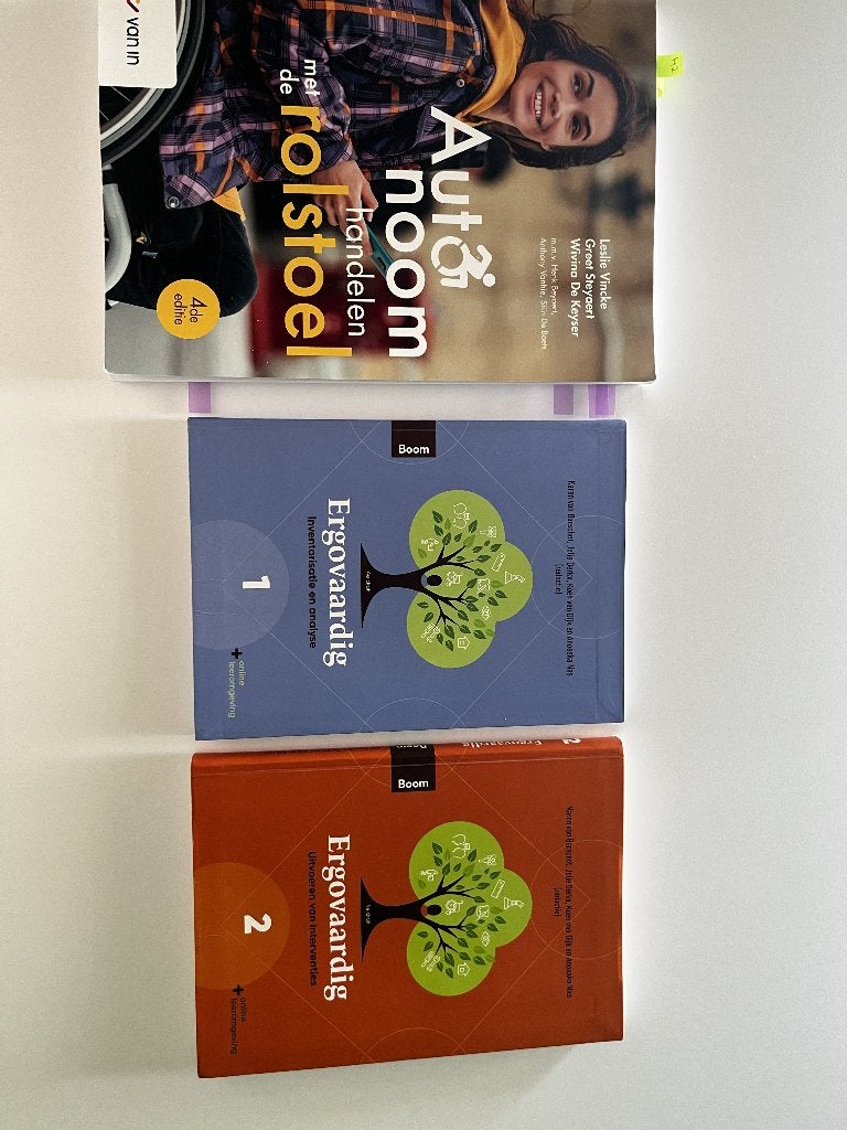 BOEKEN TE KOOP ERGOTHERAPIE , Boeken, Schoolboeken, Ophalen, Zo goed als nieuw, Overige niveaus, Overige vakken