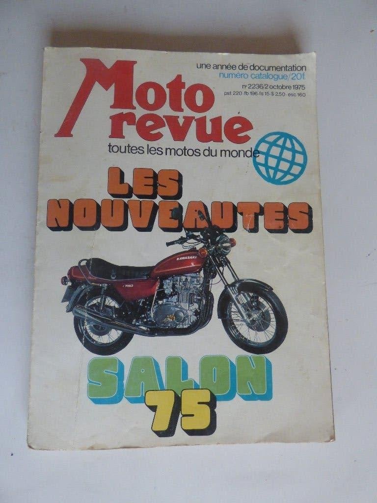 MOTO REVUE LEGENDARISCH NUMMER VAN SALON 1975, Motoren, Handleidingen en Instructieboekjes, Ophalen of Verzenden, BMW