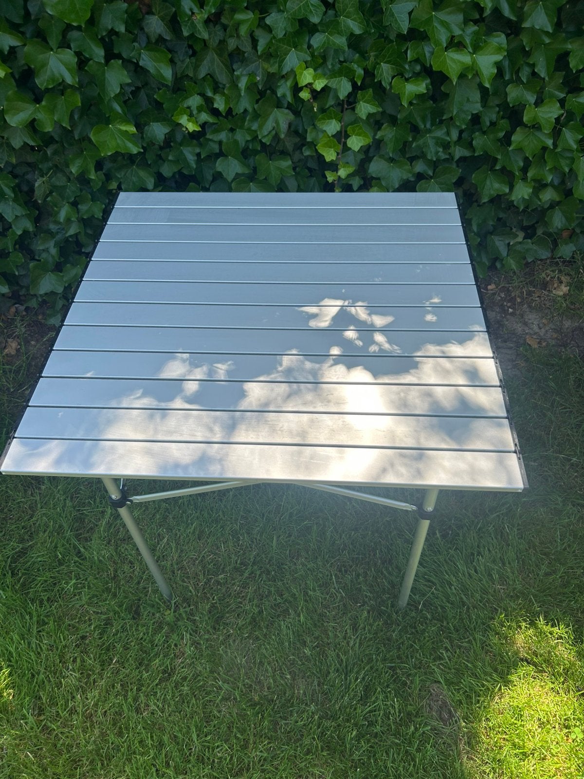 Table aluminium 70/70 pliante, Enlèvement, Utilisé, Table de camping