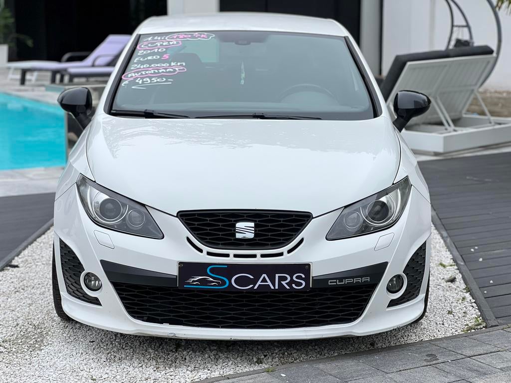 Seat ibiza Cupra 1.4i !! 180 pk !! Automaat ** Airco **, Autos, Cuir, Euro 5, Achat, Entreprise
