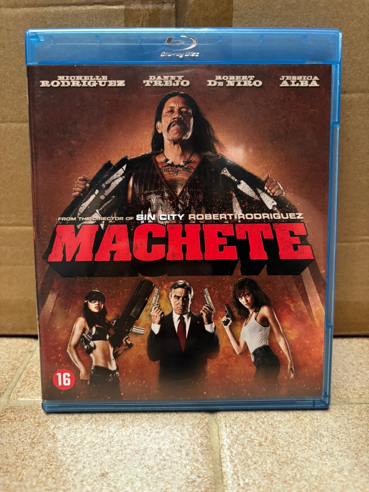 Machete BLU-RAY, Ophalen of Verzenden, Zo goed als nieuw, Blu-ray