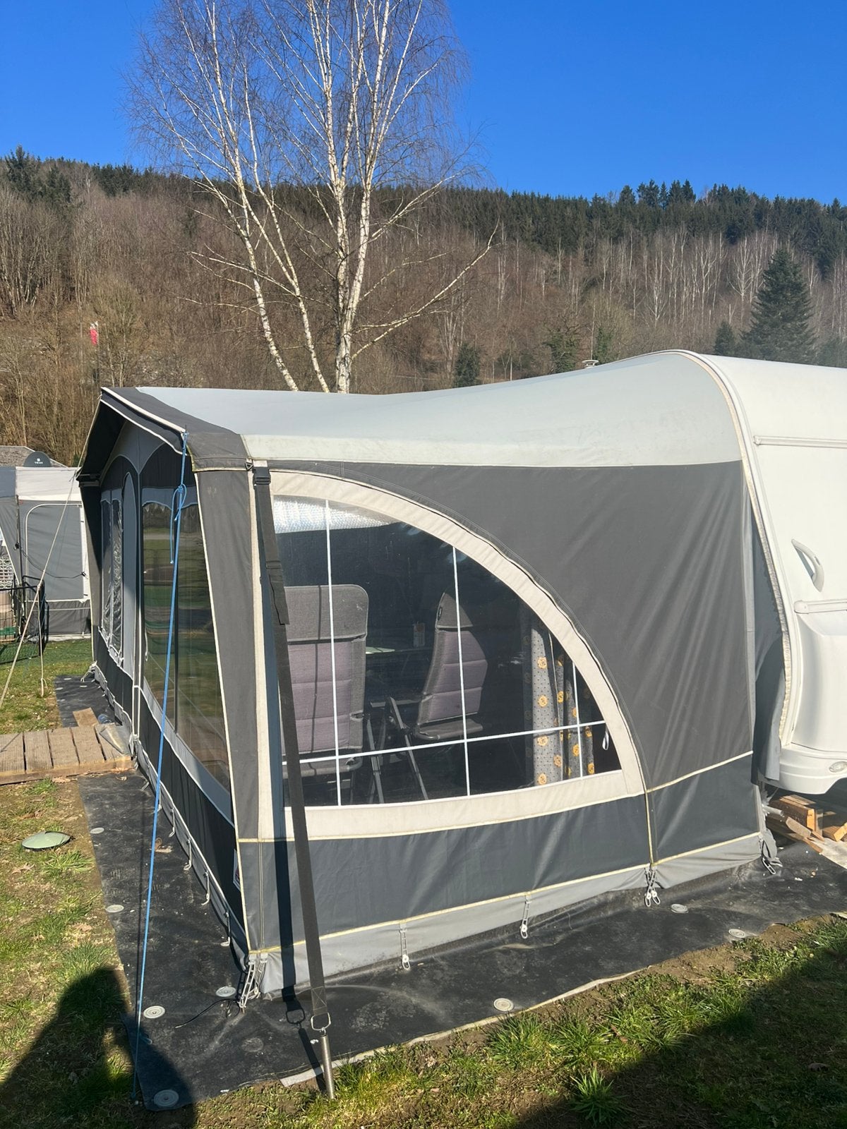 Dorema voortent / luifel, Caravans en Kamperen, Voortenten en Luifels, Ophalen, Zo goed als nieuw, Dorema