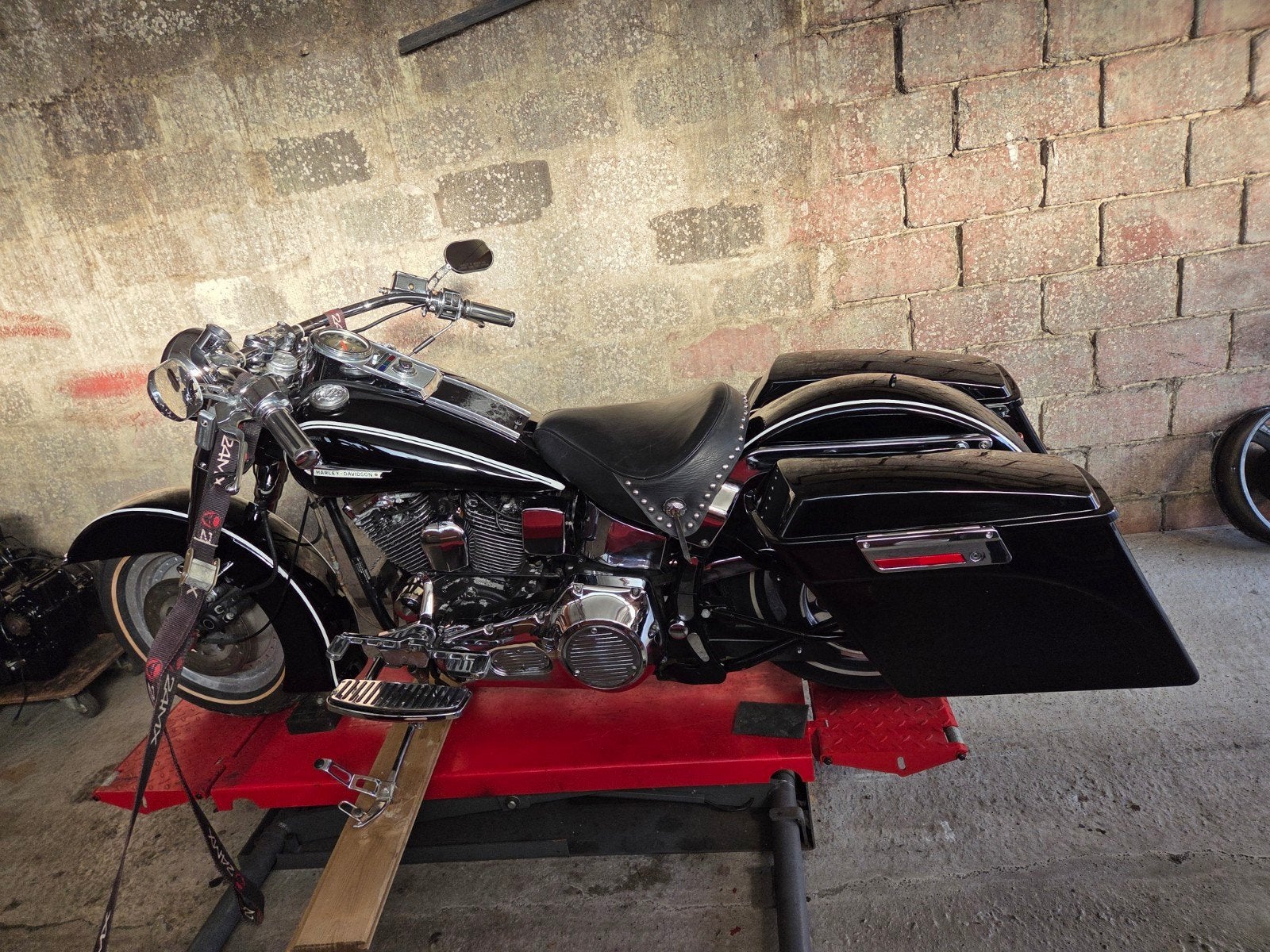 harley davidson springer, Ophalen