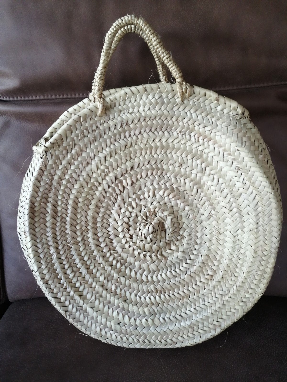 Sac à main/de plage tissé à la main en feuille de palmier, Enlèvement ou Envoi
