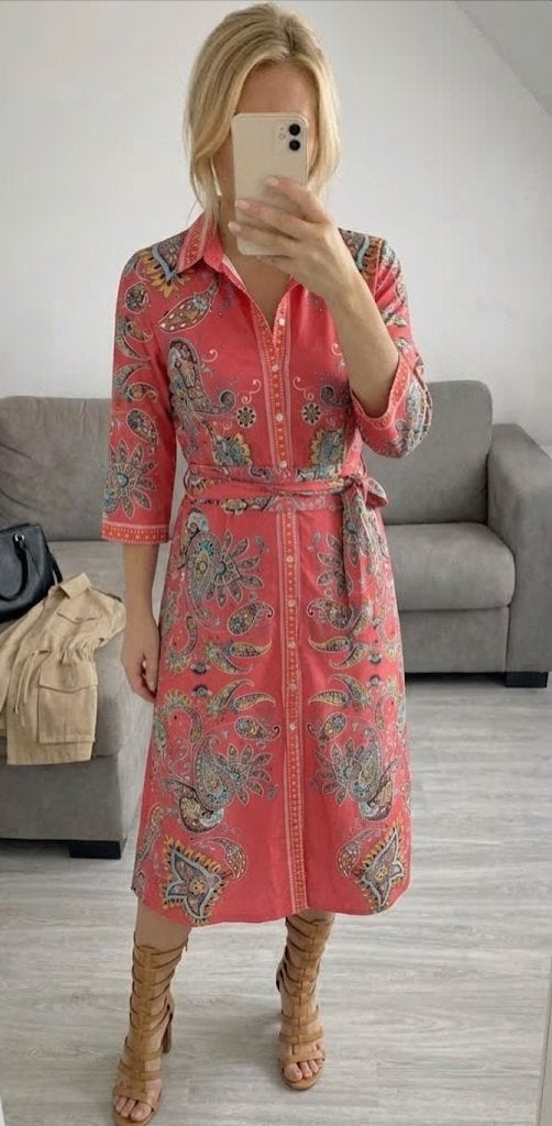 Jurk K-Design xl, Kleding | Dames, Jurken, K-design, Verzenden, Maat 46/48 (XL) of groter, Roze