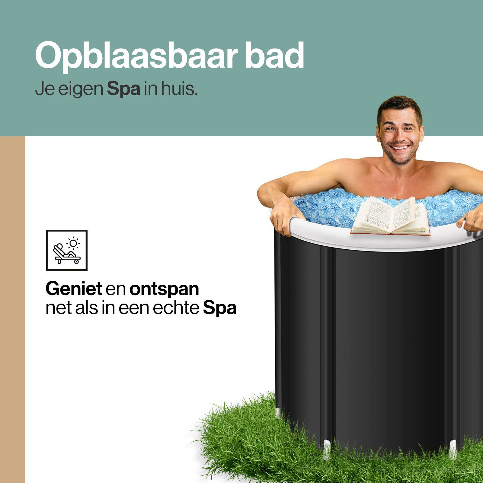 Opblaasbaar ijsbad voor een prikkie!, Ophalen of Verzenden, Nieuw