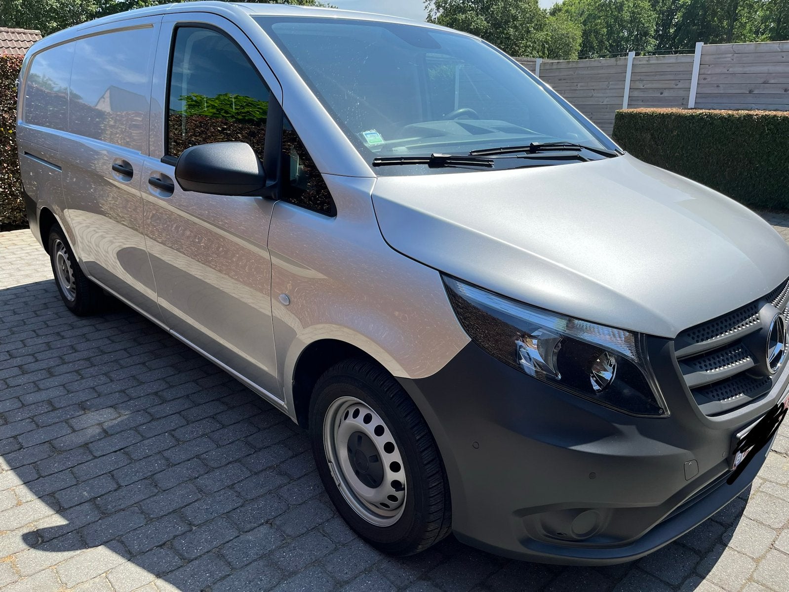 Mercedes vito 116 CDI (L2), Autos, Camionnettes & Utilitaires, Argent ou Gris, Achat, Capteur de stationnement, Noir