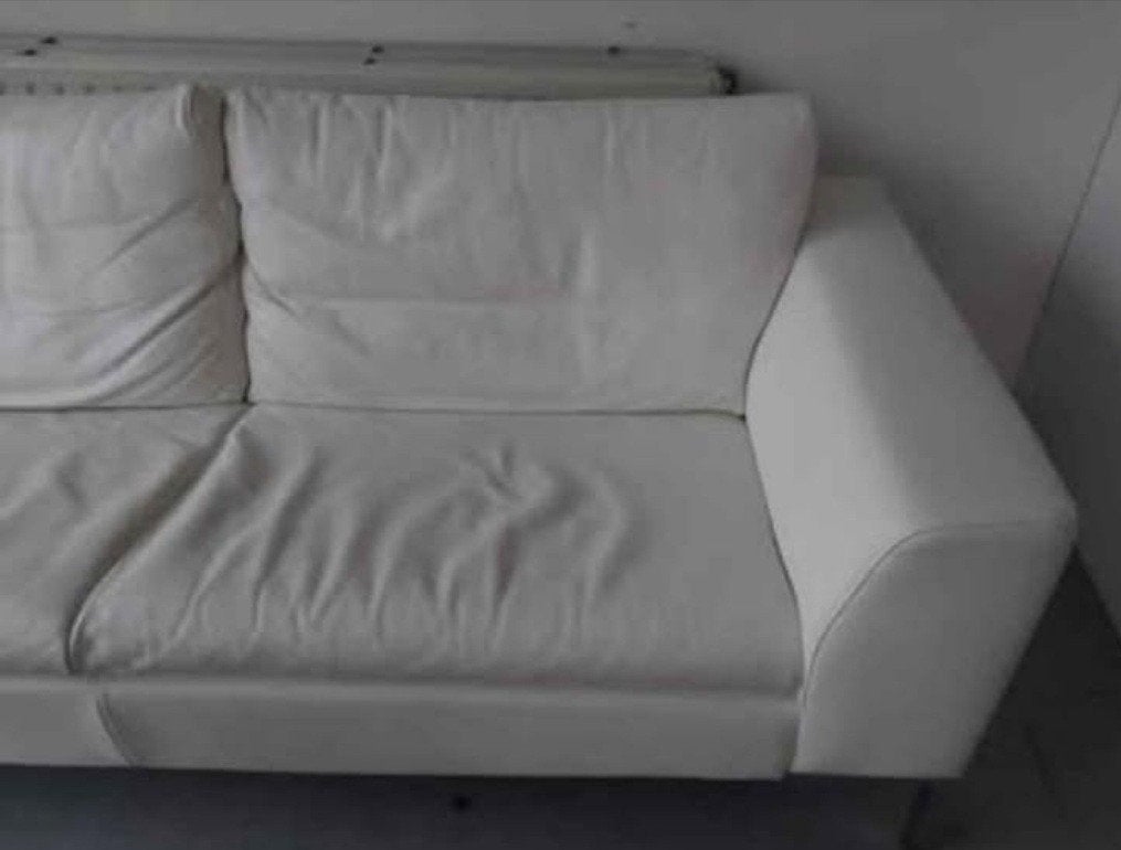 Te koopeen 2,5 zitsbank van het Italiaanse topmerk Natuzzi., Huis en Inrichting, Zetels | Zetels, Ophalen, Gebruikt, Rechte bank