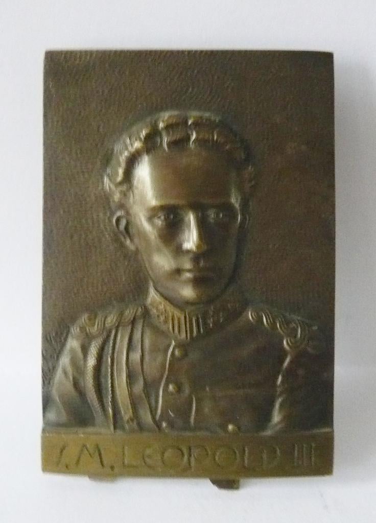plaquette Leopold III, Enlèvement ou Envoi, Utilisé, Autres types