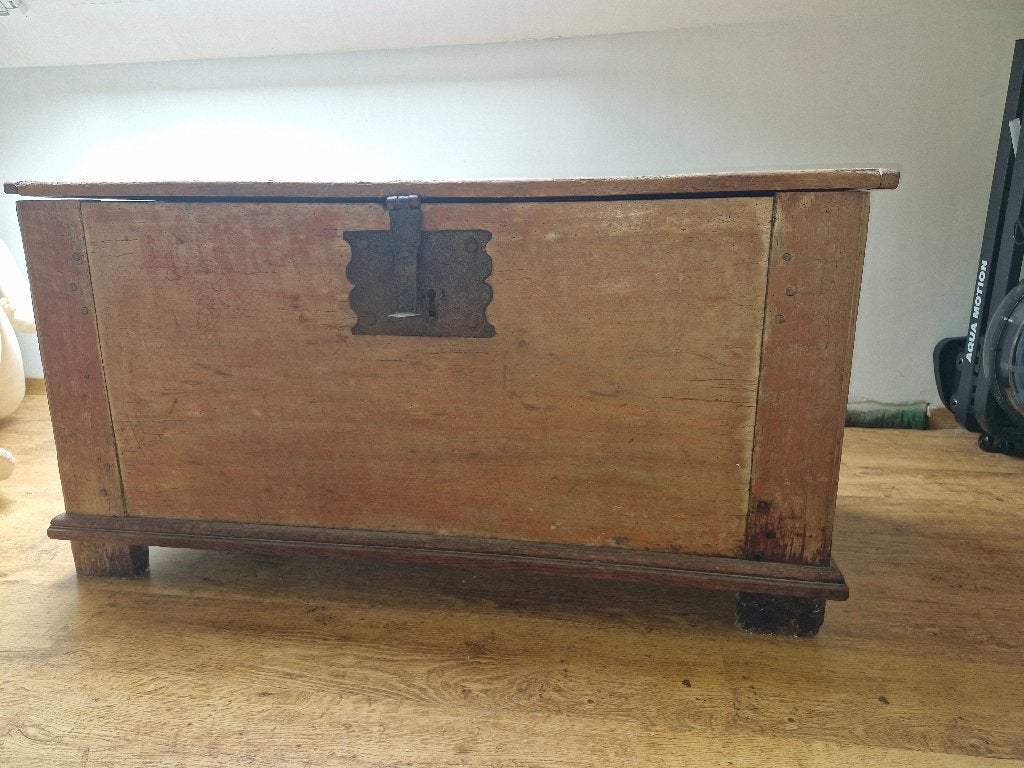 Antieke koffer, Ophalen, Gebruikt, 100 tot 150 cm, 50 tot 75 cm