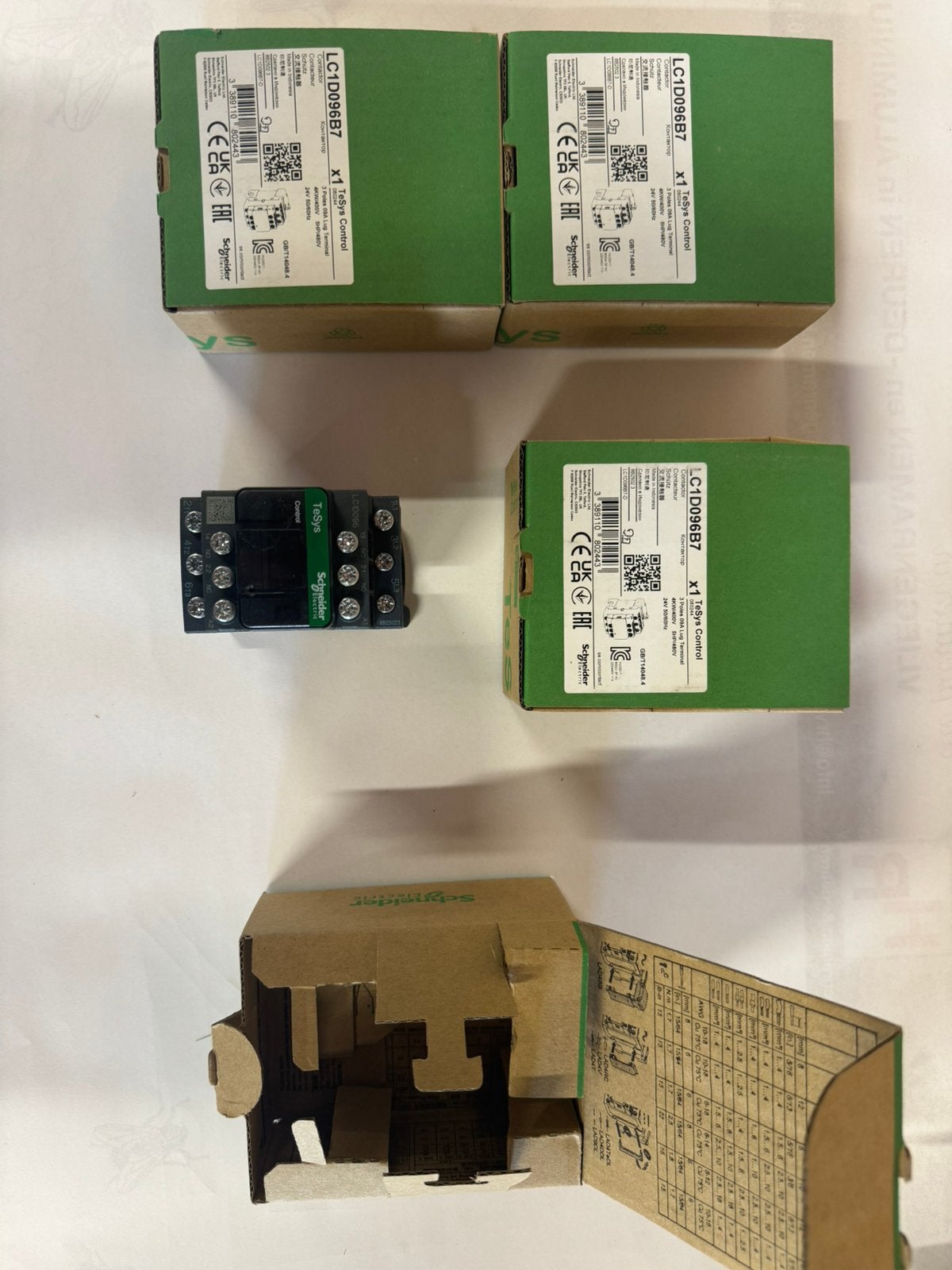 Schneider contactor LC1D096B7, Enlèvement, Neuf