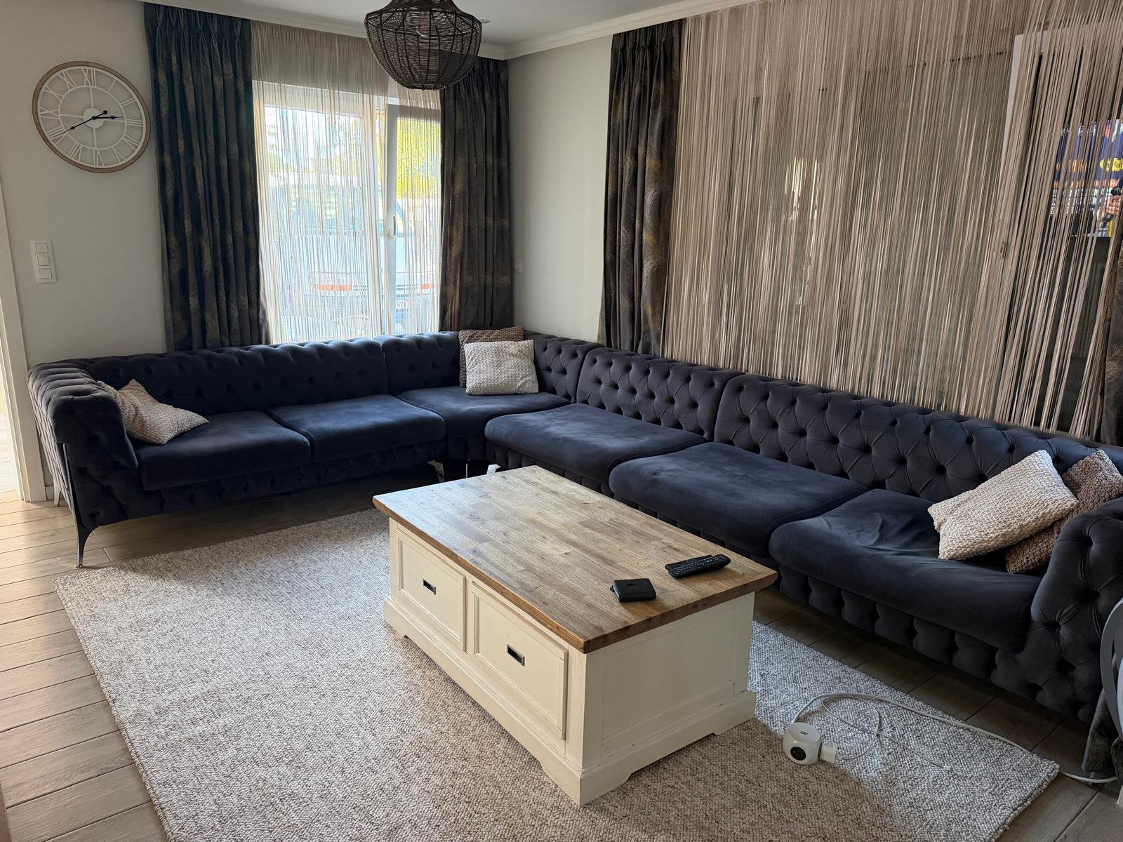 Complete meubelset: zetel, tafel, 4 stoelen,dressoir en meer, Maison & Meubles, Armoires | Mobilier de télévision, Enlèvement