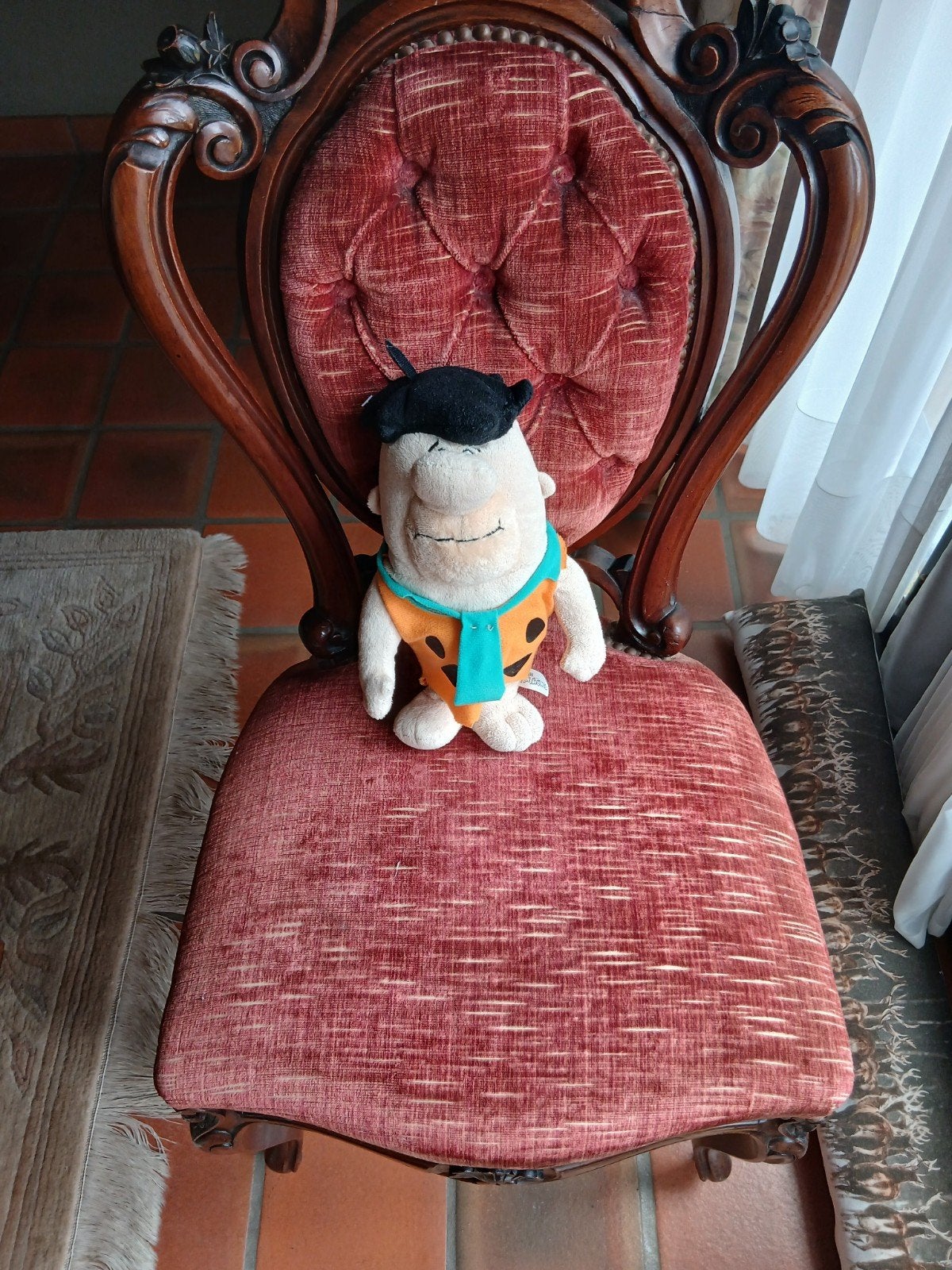 Vintage Fred Flintstone knuffel – mooie staat, Ophalen of Verzenden