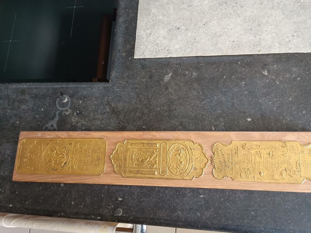 Deurplaatjes koper USA wapens, Ophalen of Verzenden