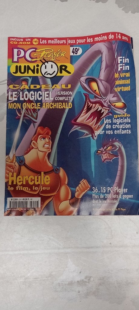 Tijdschrift PC Player Junior Hercules Speciale uitgave 1997, Ophalen of Verzenden, Overige typen