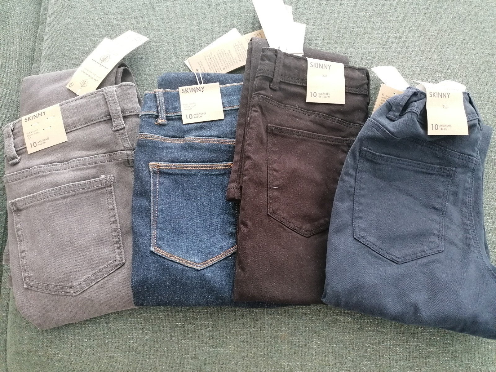 4 nieuwe skinny broeken 140 (10jaar), Kinderen en Baby's, Kinderkleding | Maat 140, Ophalen of Verzenden, Nieuw, Jongen, Broek