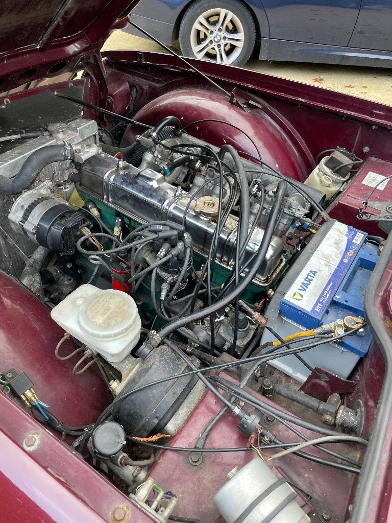 Triumph TR6 PI, Auto's, 2500 cc, Zwart, Overige kleuren, Cabriolet