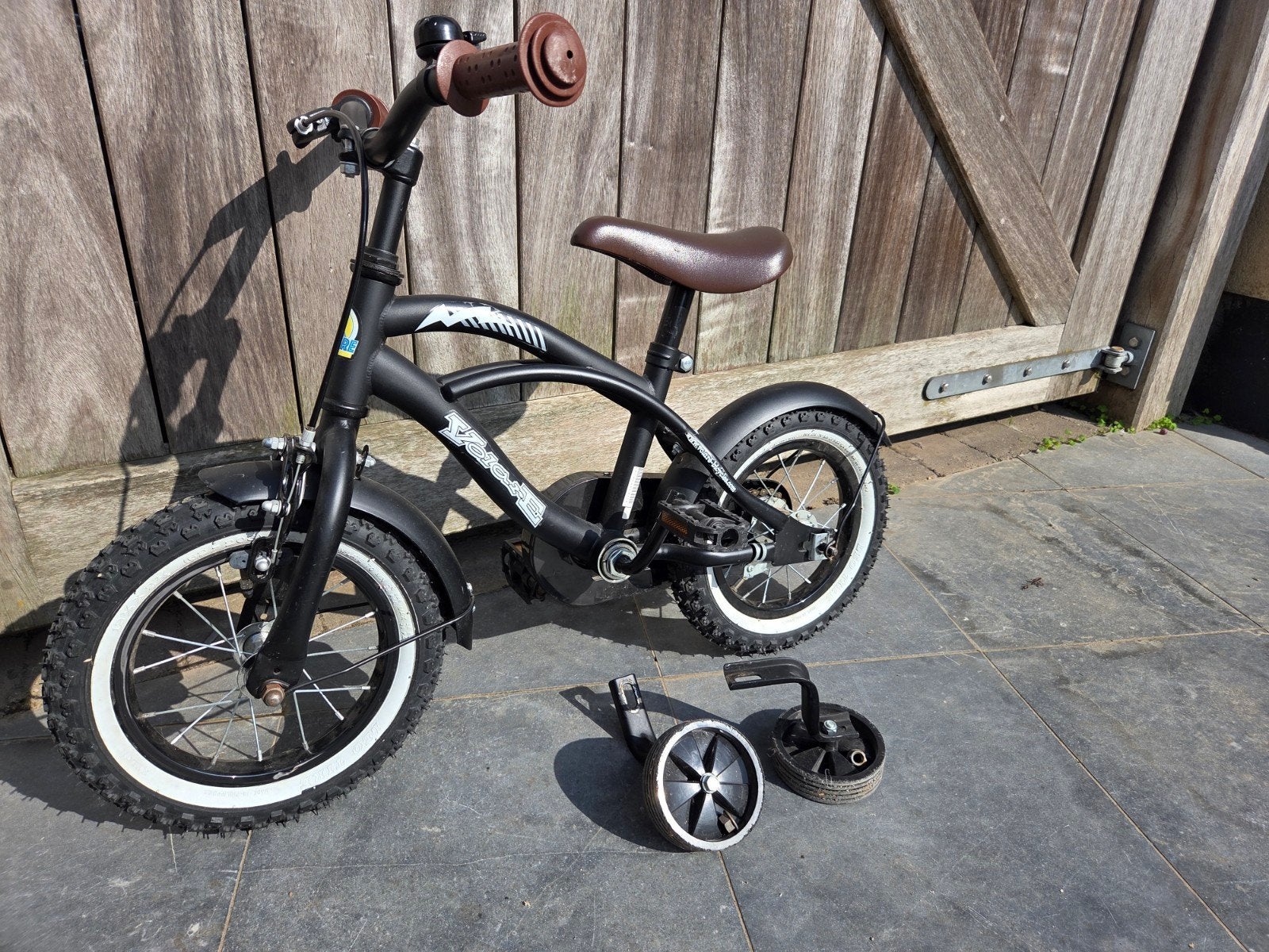 Volare Cruise 12 inch kinderfiets met zijwieltjes, Fietsen en Brommers, Ophalen, Zijwieltjes, Gebruikt, Volare