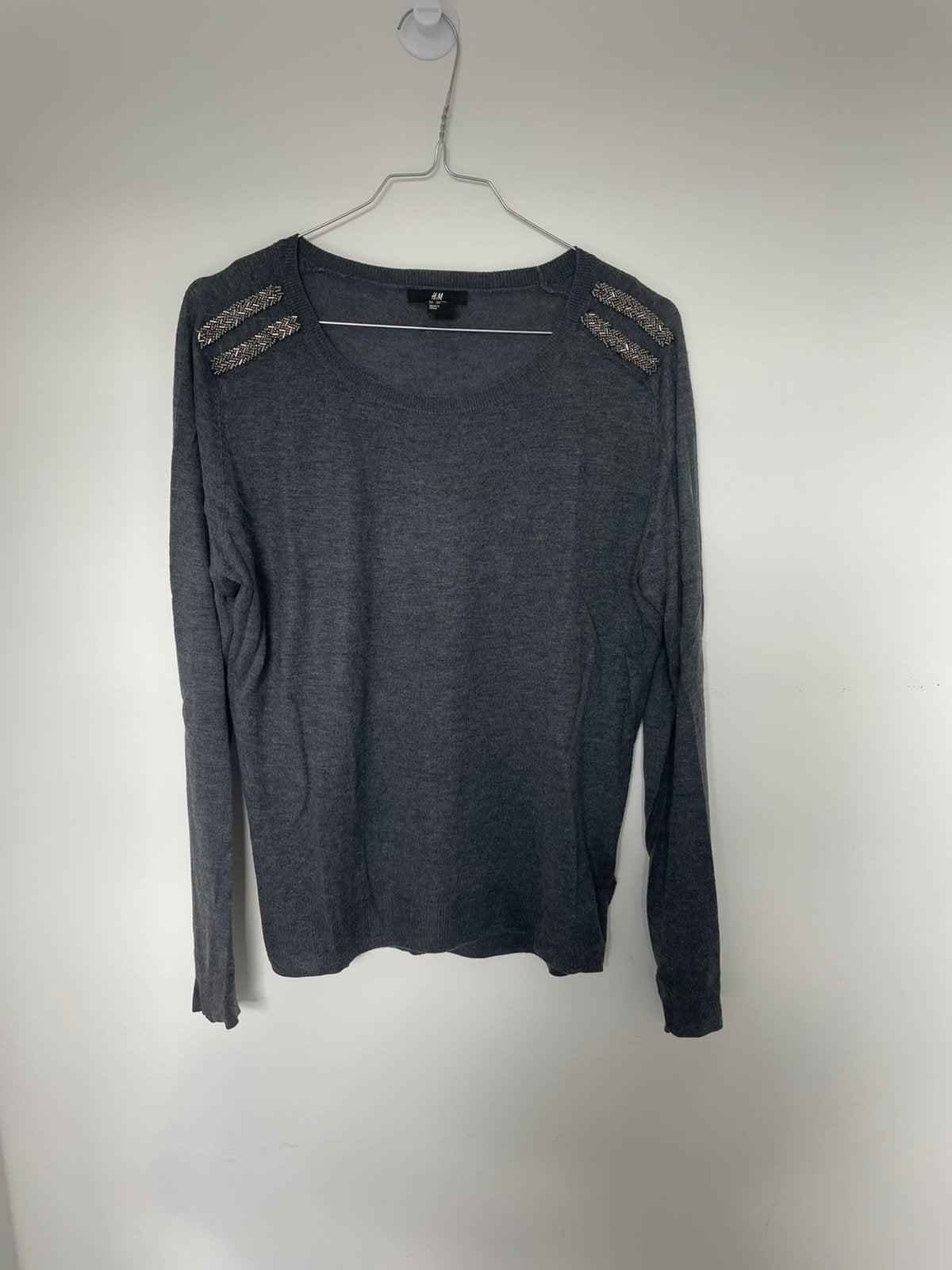 H&M pull S, Ophalen of Verzenden, Zo goed als nieuw, Maat 36 (S), Grijs