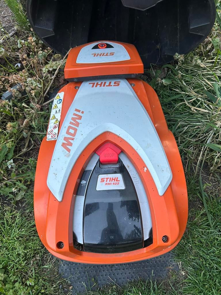 Stihl imow Rmi 422, Jardin & Terrasse, Tondeuses robotisées, Enlèvement, Comme neuf, 20 à 25 cm, Avec capteur de pluie