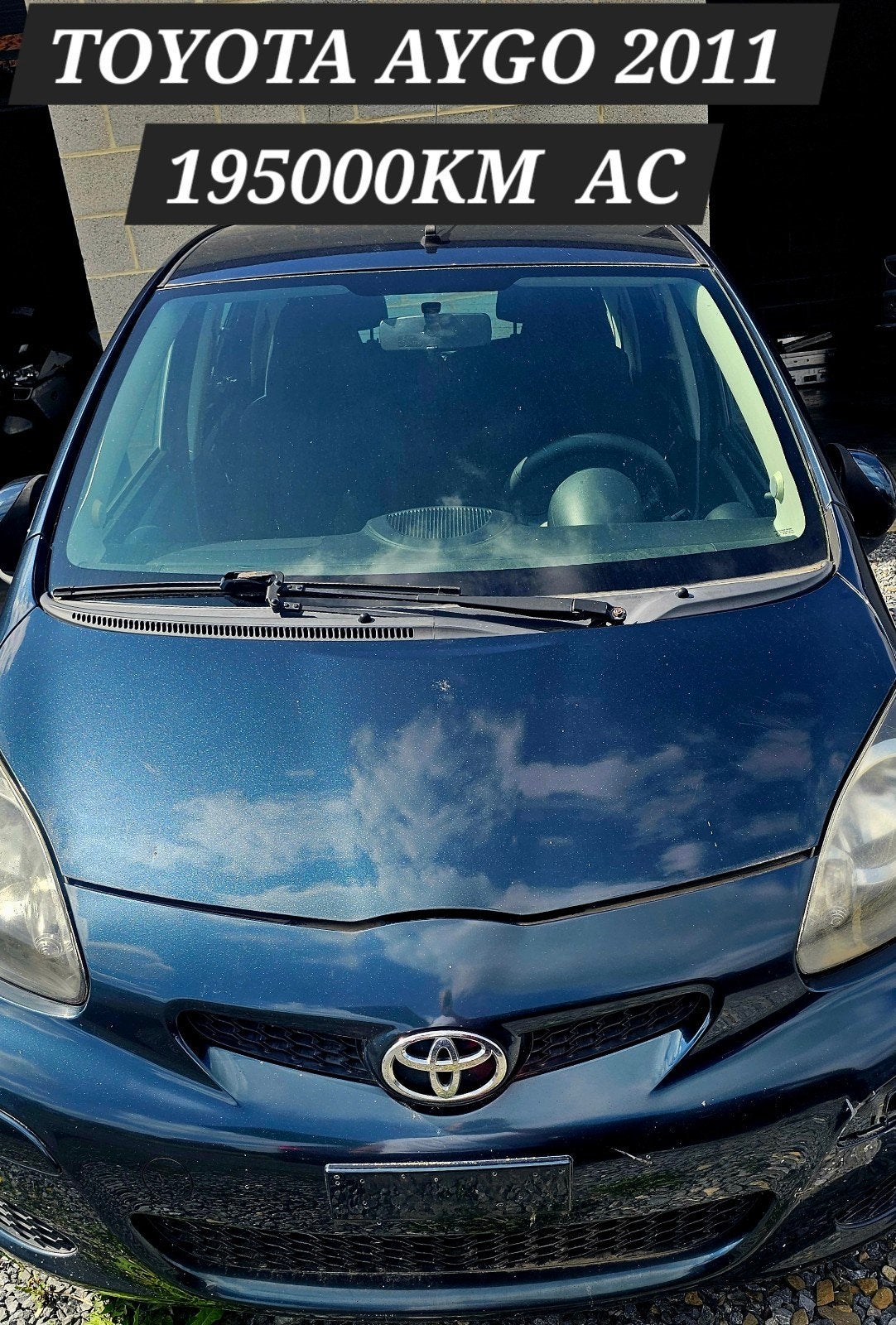 TOYOTA AYGO 2011 1.0 CC BENZINE EURO 5, Auto's, Toyota, Stof, Zwart, Handgeschakeld, 5 deurs