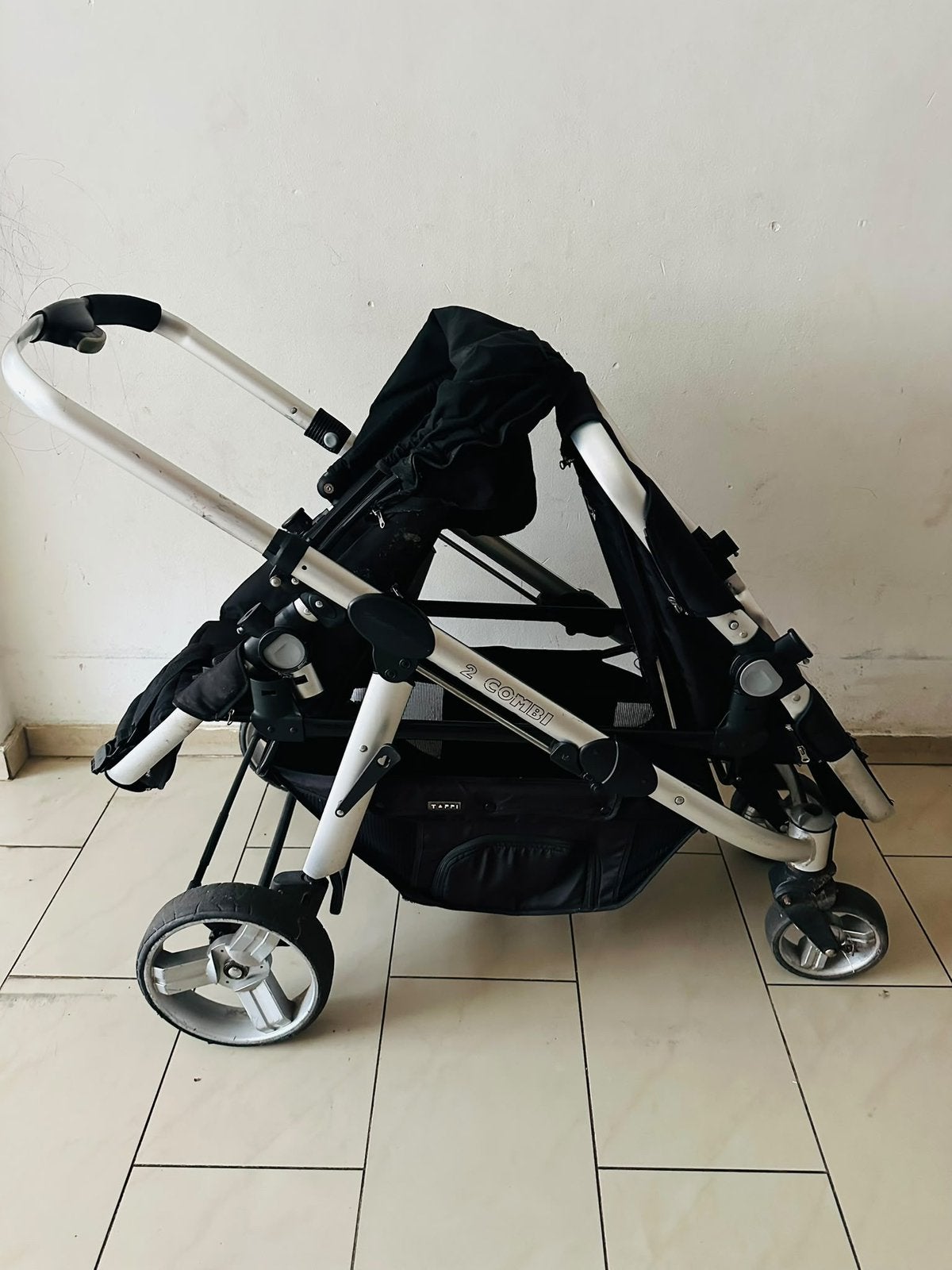 Tweeling buggy, Ophalen, Zo goed als nieuw